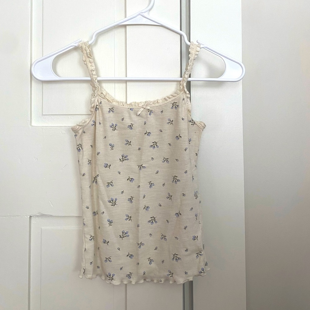 Cream Camisole with Coquette Bow